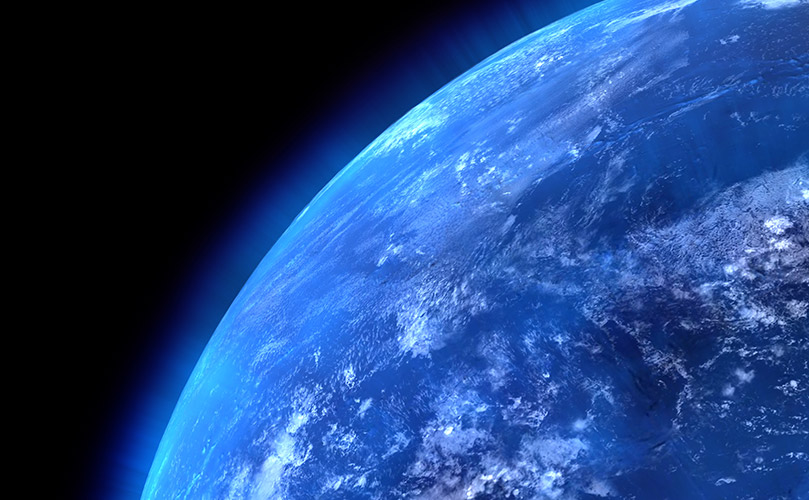 低軌道衛星(LEO)から見た地球